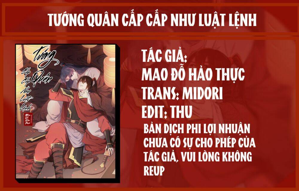 Tướng Quân Cấp Cấp Như Luật Lệnh Chapter 27 - Trang 2