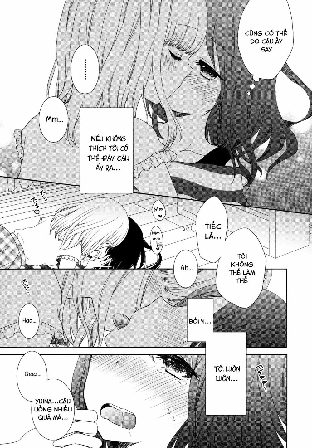 tuyển tập yuri oneshot chapter 32: from tomorrow on no more drinking - Next chapter 33: shoujo epic