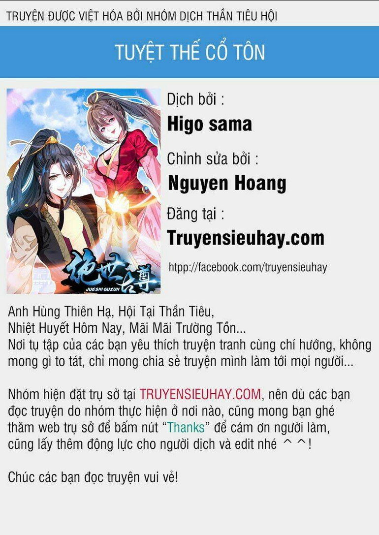 tuyệt thế cổ tôn chapter 11 - Trang 2