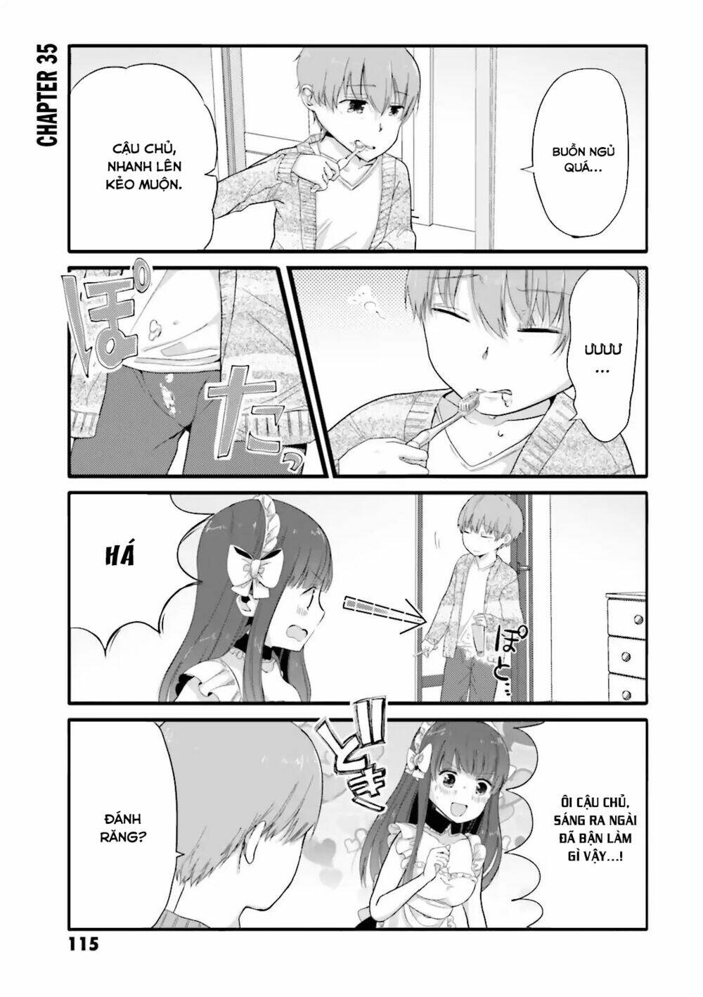 uchi no hentai maid ni osowareteru chapter 35 - Trang 2