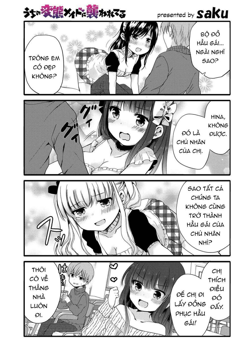 uchi no hentai maid ni osowareteru chapter 55 - Trang 2