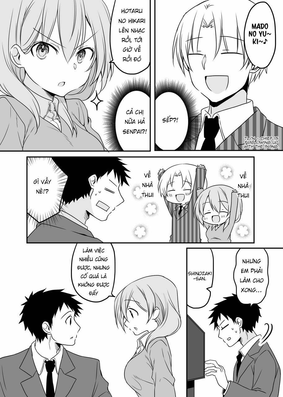 uchi no kaisha no chiisai senpai no hanashi chapter 50: (58) - Trang 2