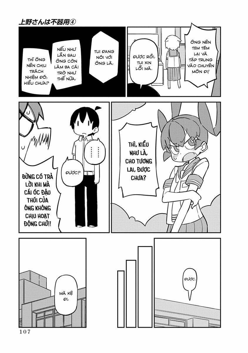 ueno-san wa bukiyou chapter 38: refleggings - Trang 2