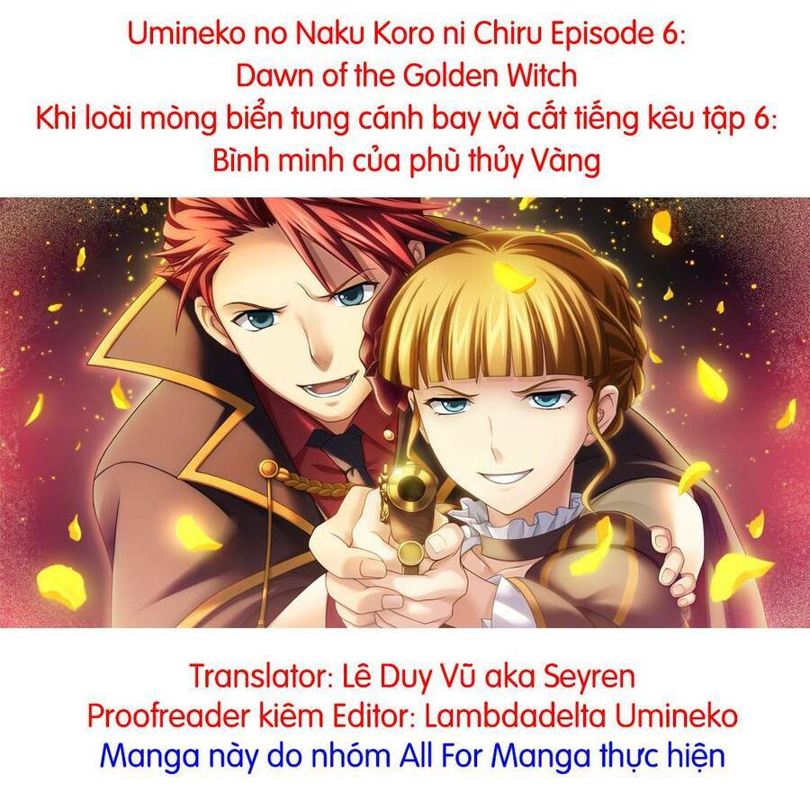 umineko no naku koro ni chiru episode 6: dawn of the golden witch chương 10 - Next chương 11