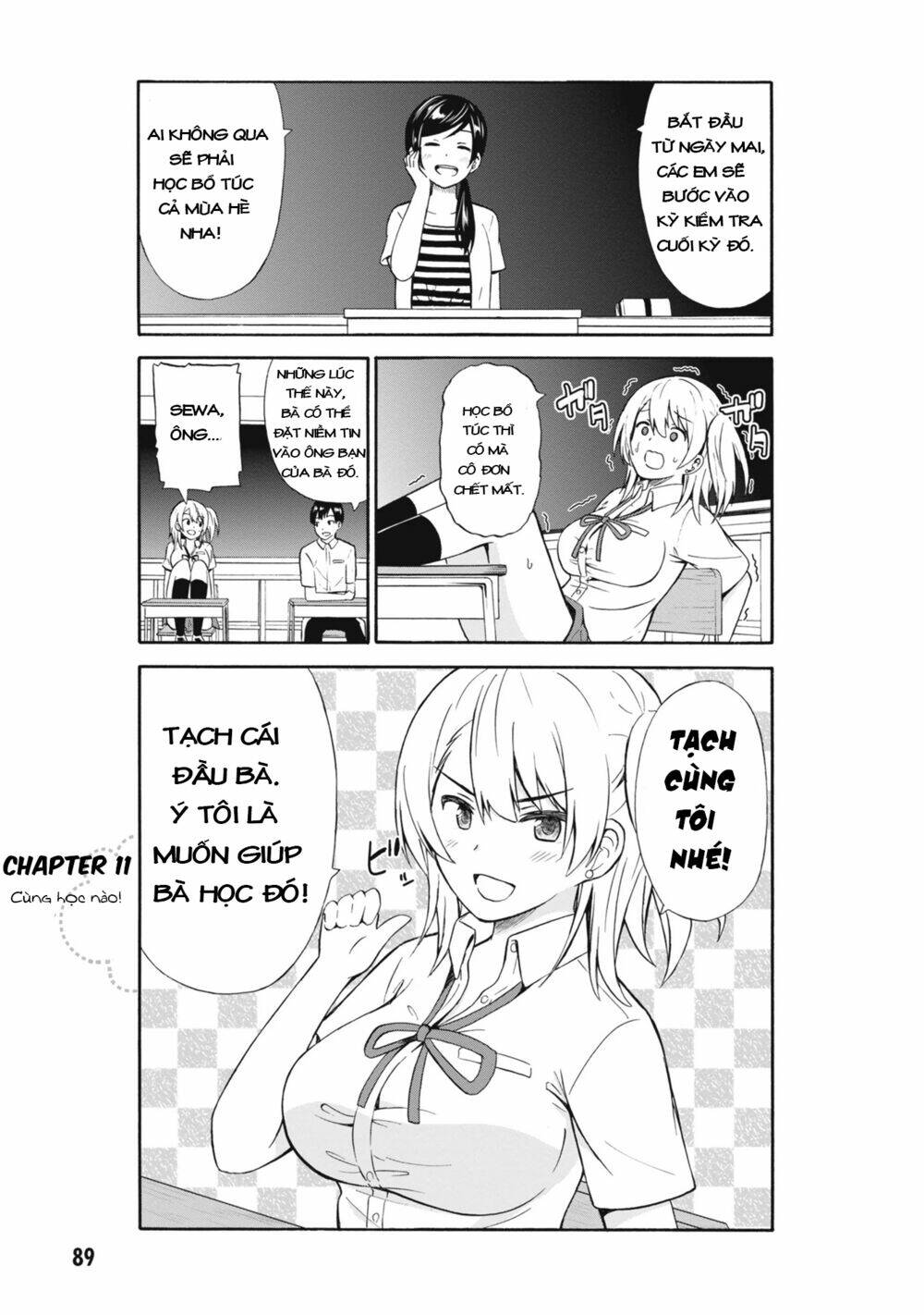 usami-san wa kamawaretai! chapter 11: cùng học thôi - Trang 2