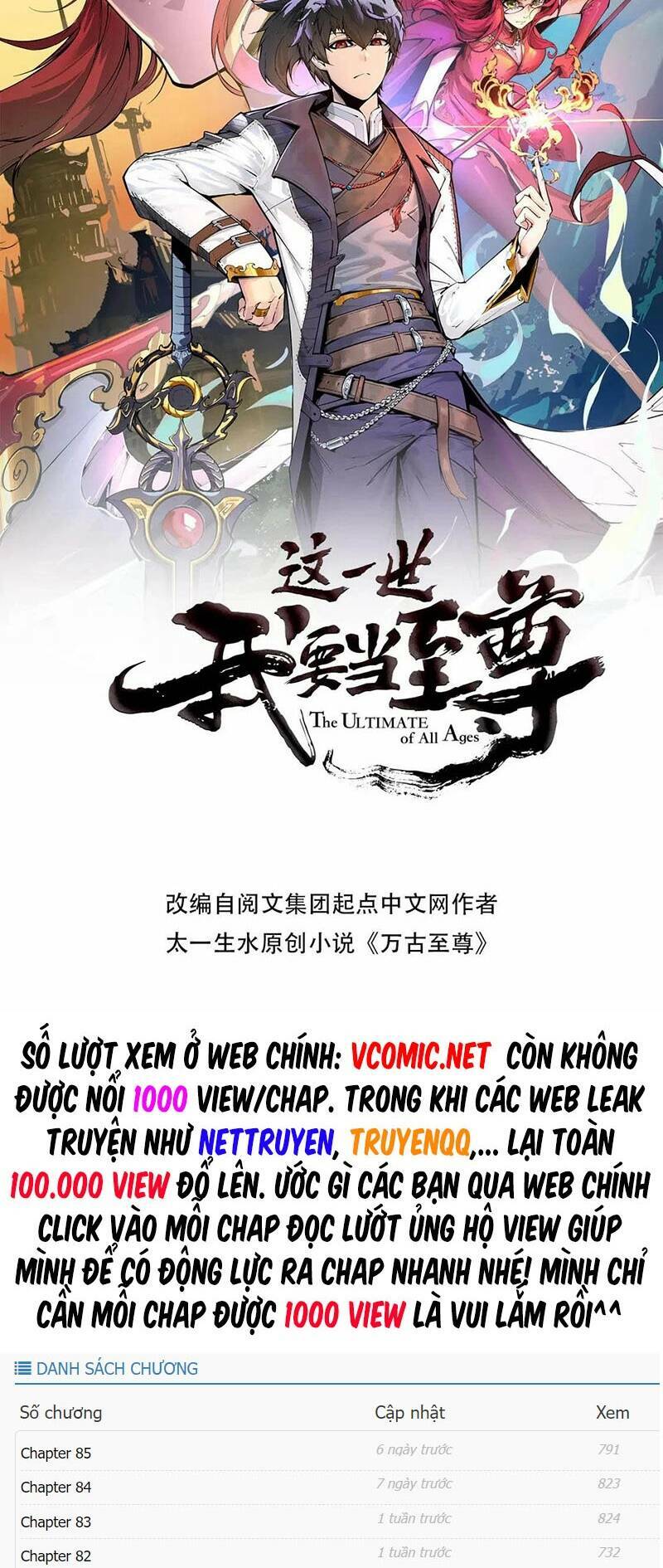 vạn cổ chí tôn chapter 155 - Trang 2