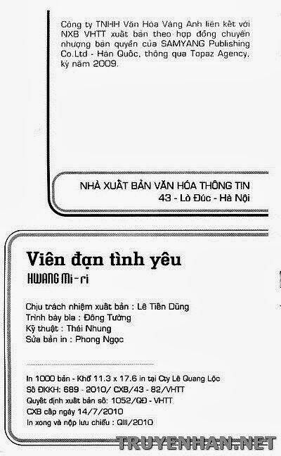 Viên Đạn Tình Yêu Chapter 5 - Next Chapter 6