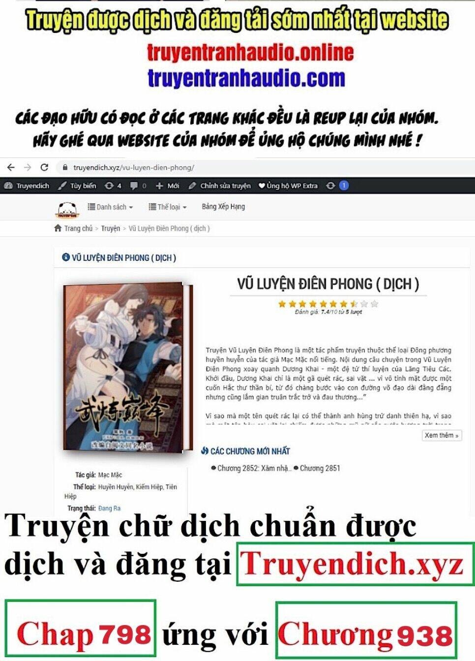 võ luyện đỉnh phong Chapter 798 - Trang 2