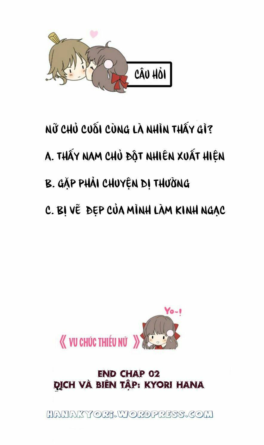 Vu Chúc Thiếu Nữ Chapter 2 - Next Chapter 3