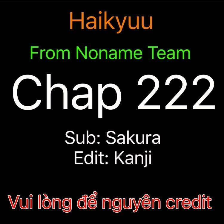 vua bóng chuyền chapter 222 - Trang 2