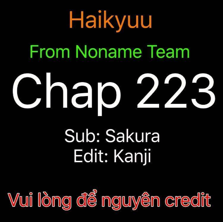 vua bóng chuyền chapter 223 - Trang 2