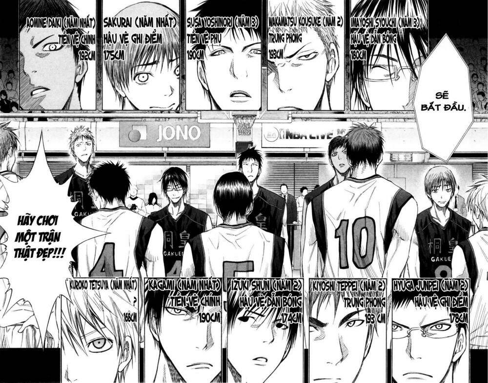 Vua Bóng Rổ Kuroko Chapter 114 - Trang 2