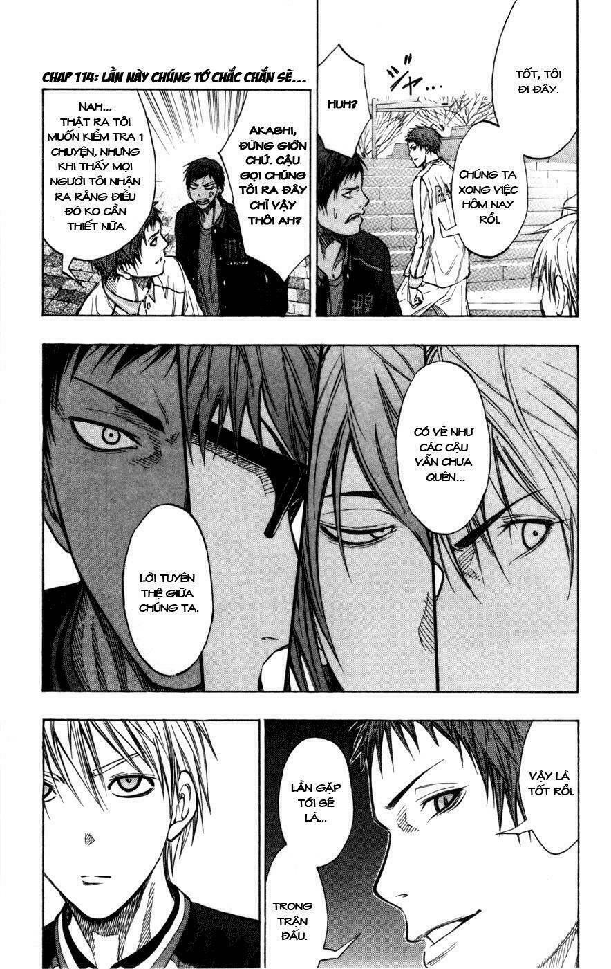 Vua Bóng Rổ Kuroko Chapter 114 - Trang 2