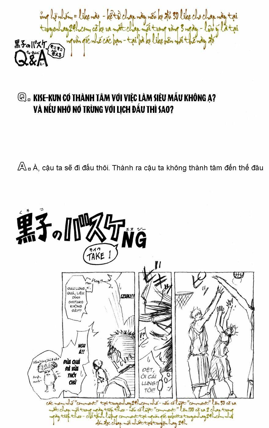 Vua Bóng Rổ Kuroko Chapter 152 - Trang 2