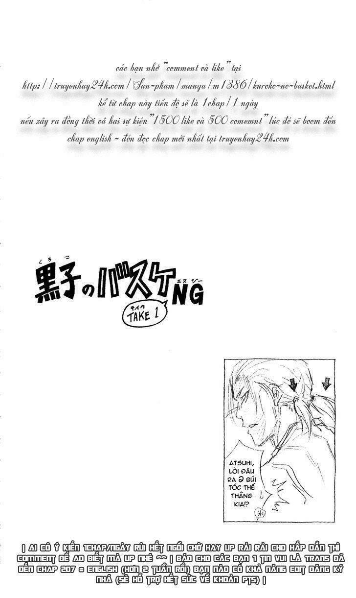 Vua Bóng Rổ Kuroko Chapter 167 - Trang 2