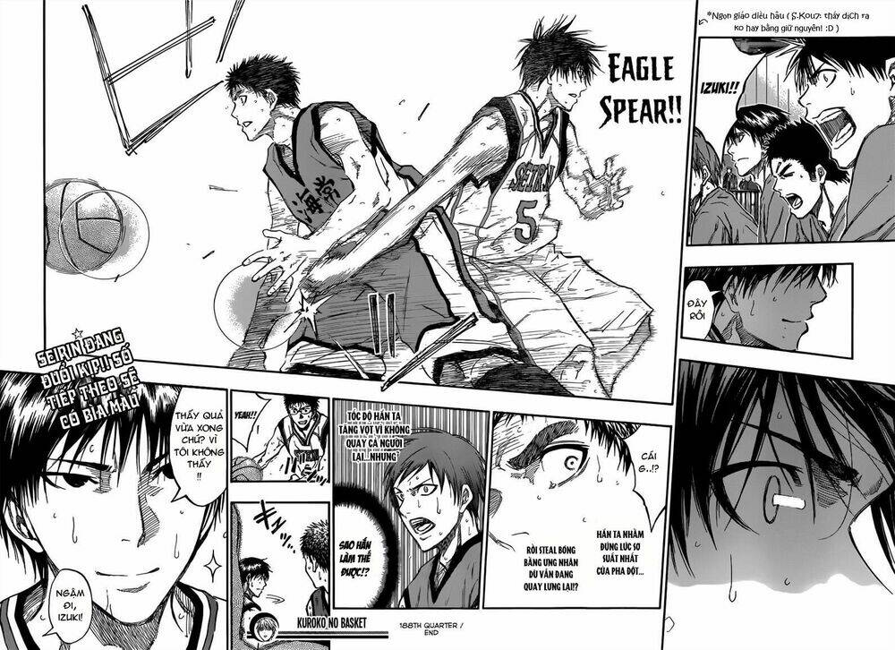 Vua Bóng Rổ Kuroko Chapter 188 - Trang 2