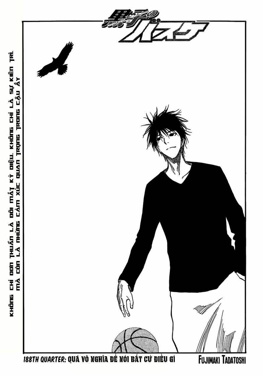 Vua Bóng Rổ Kuroko Chapter 188 - Trang 2