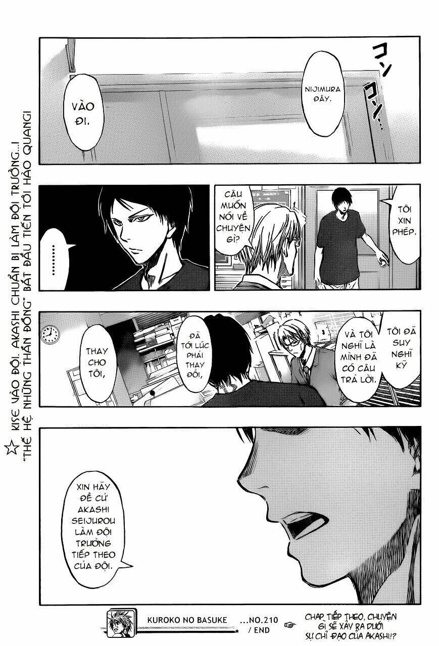 Vua Bóng Rổ Kuroko Chapter 210 - Trang 2