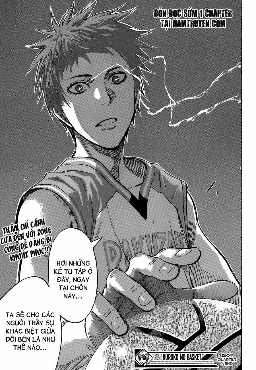 Vua Bóng Rổ Kuroko Chapter 260 - Trang 2