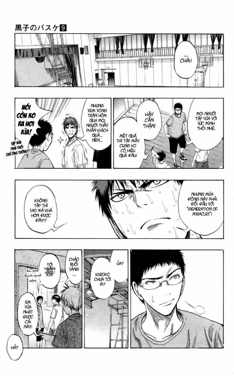 Vua Bóng Rổ Kuroko Chapter 74 - Trang 2