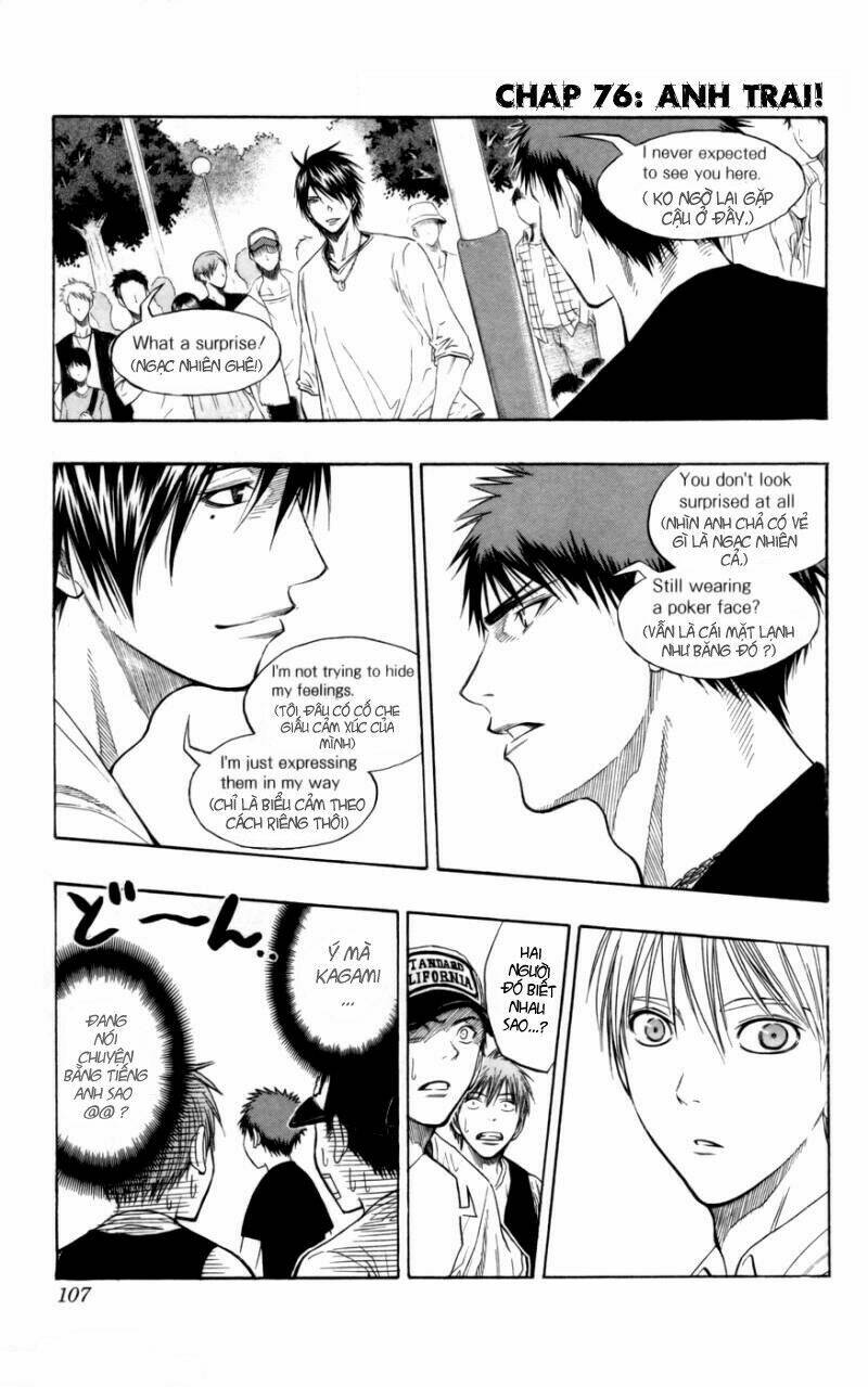 Vua Bóng Rổ Kuroko Chapter 76 - Trang 2