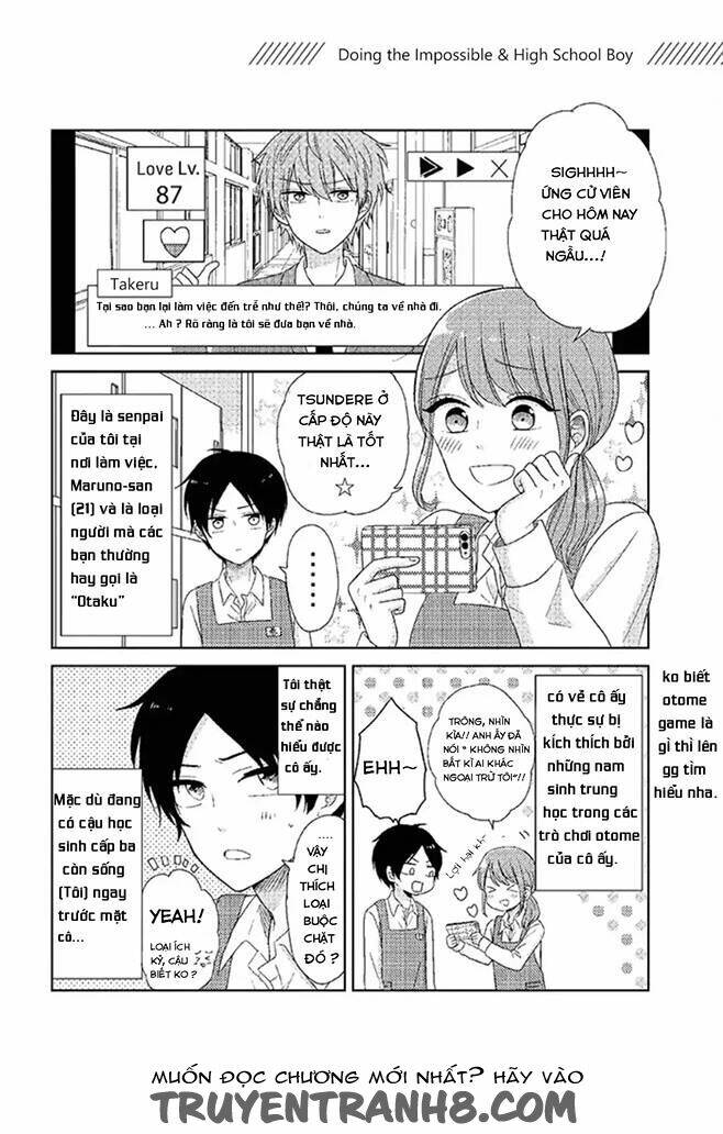 wotaku girl and high school boy Chapter 1 - Trang 2