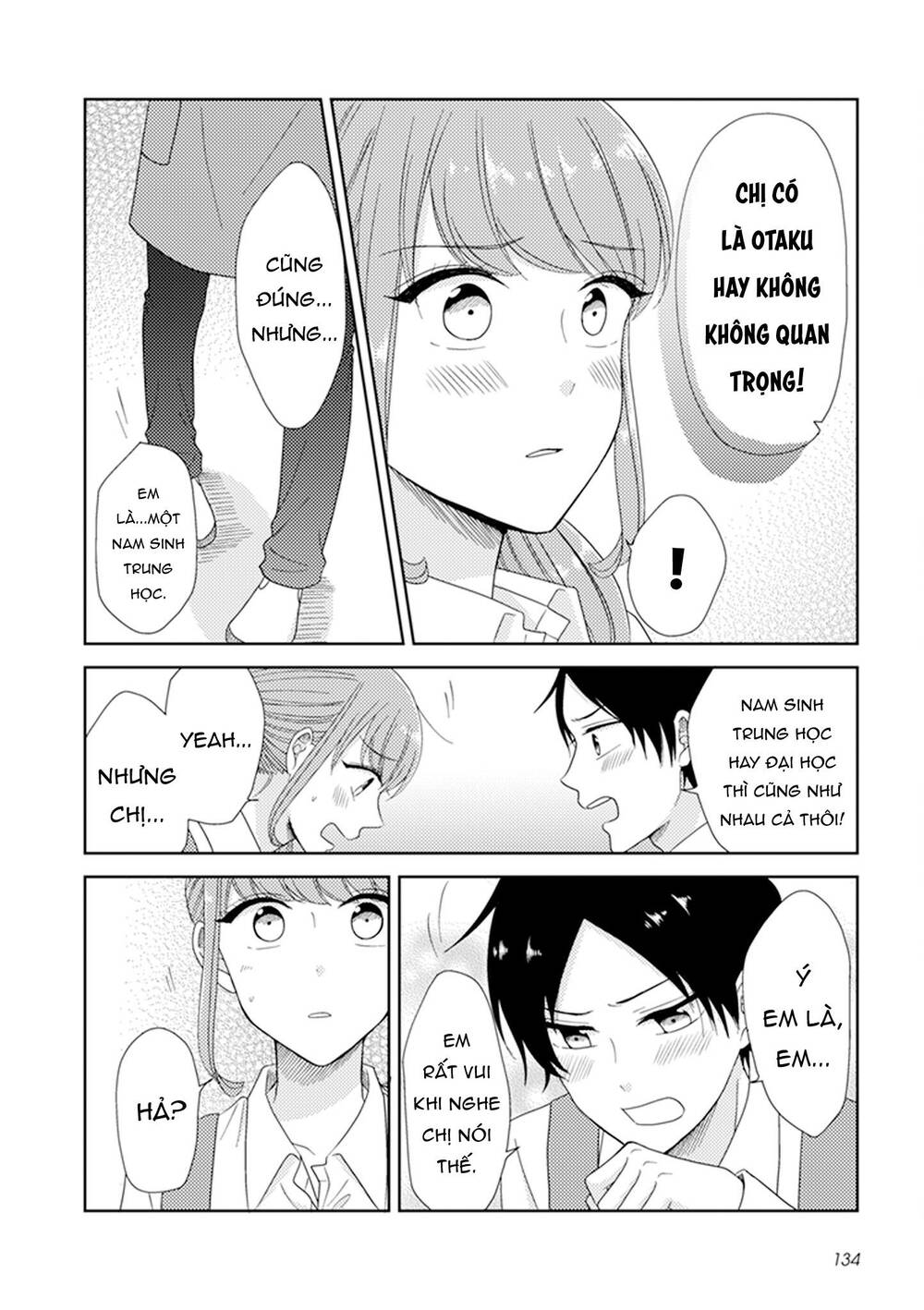 wotaku girl and high school boy chapter 33 - Trang 2