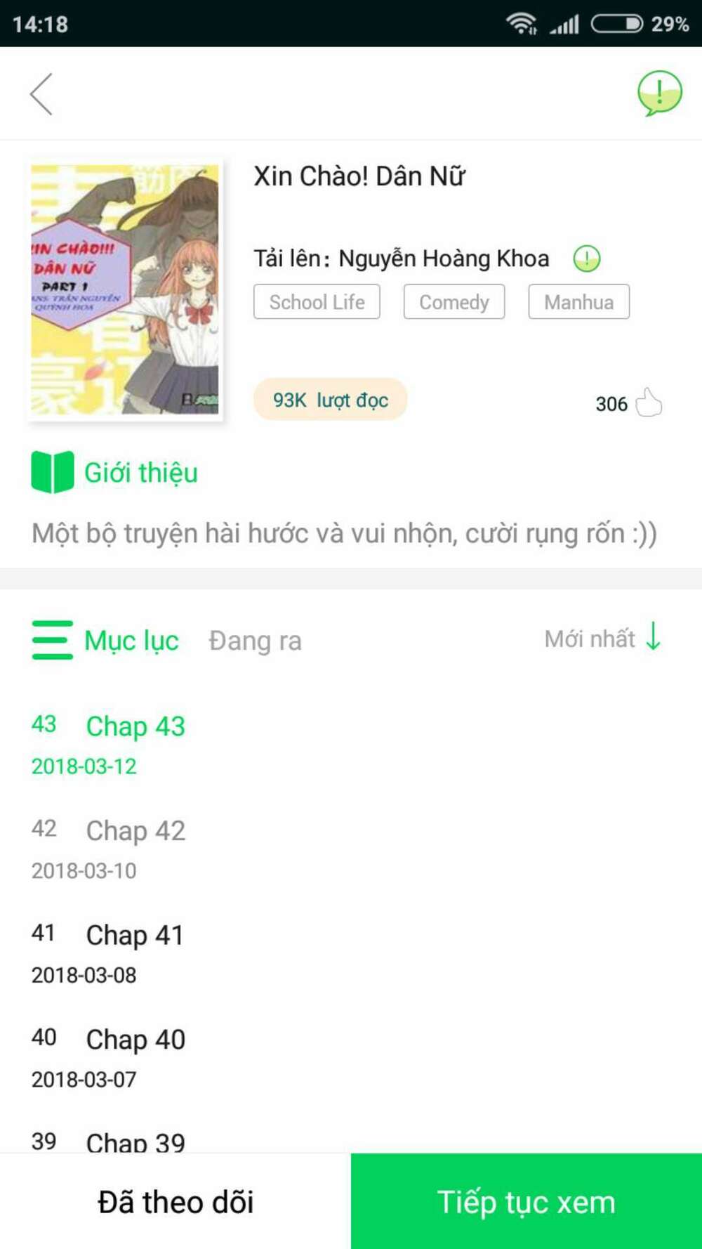 xin chào! dân nữ chương 41 - Trang 2