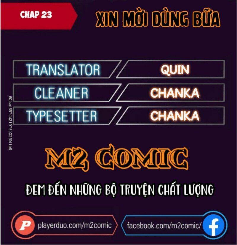 xin mời dùng bữa chapter 23 - Trang 2