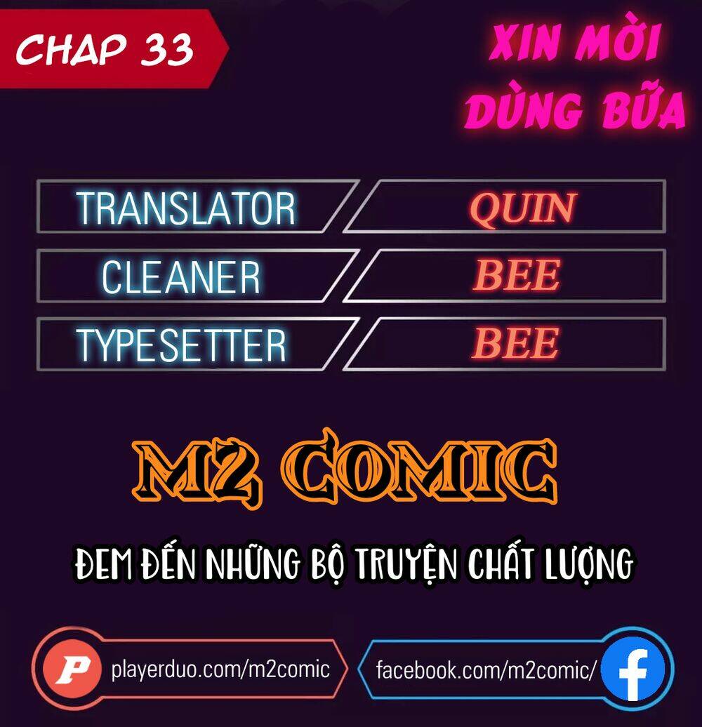 xin mời dùng bữa chapter 33 - Trang 2