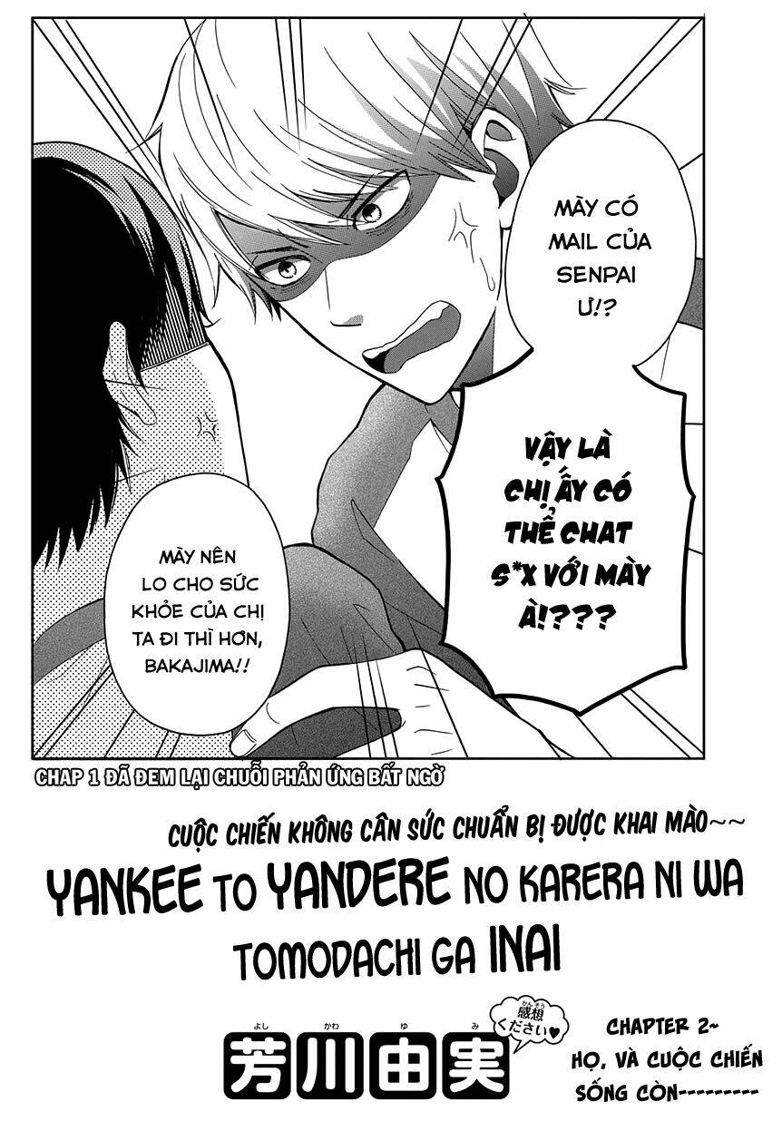 Yankee to Yandere no Karera ni wa Tomodachi ga Inai Chapter 2 - Trang 2