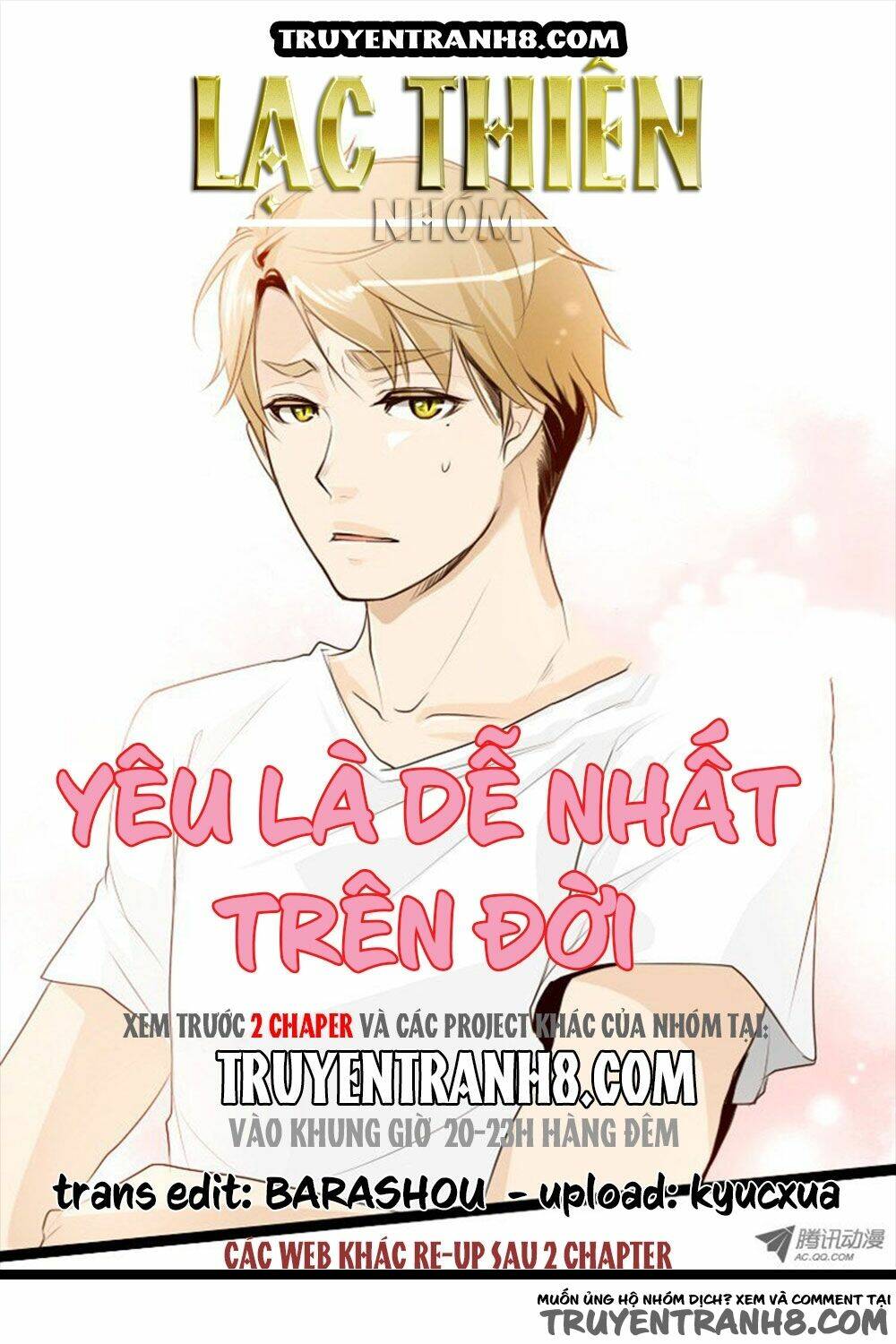 yêu là dễ nhất trên đời chapter 1 - Trang 2