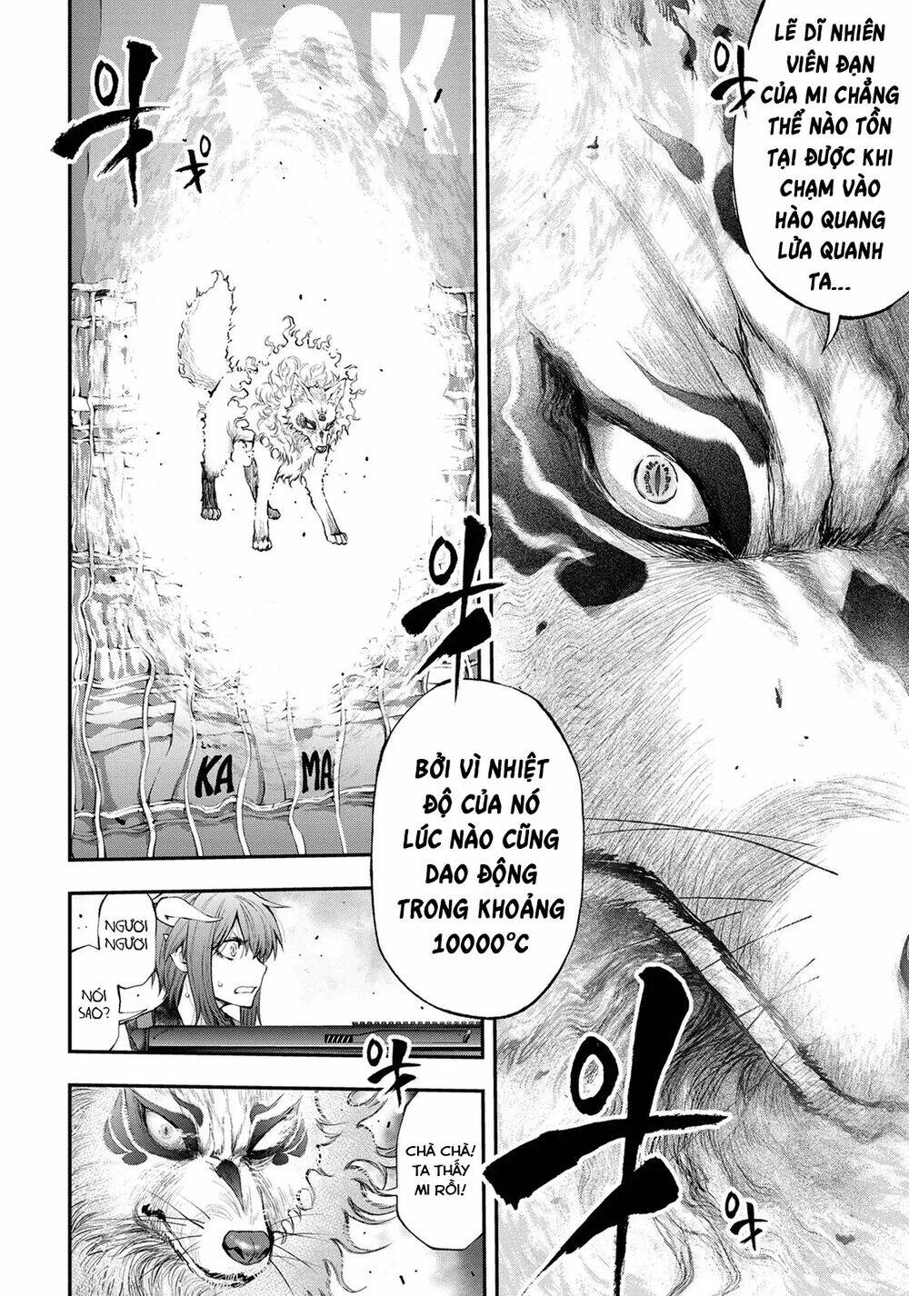 youkai shoujo - monsuga chapter 136: youko vs senrigan - Trang 2