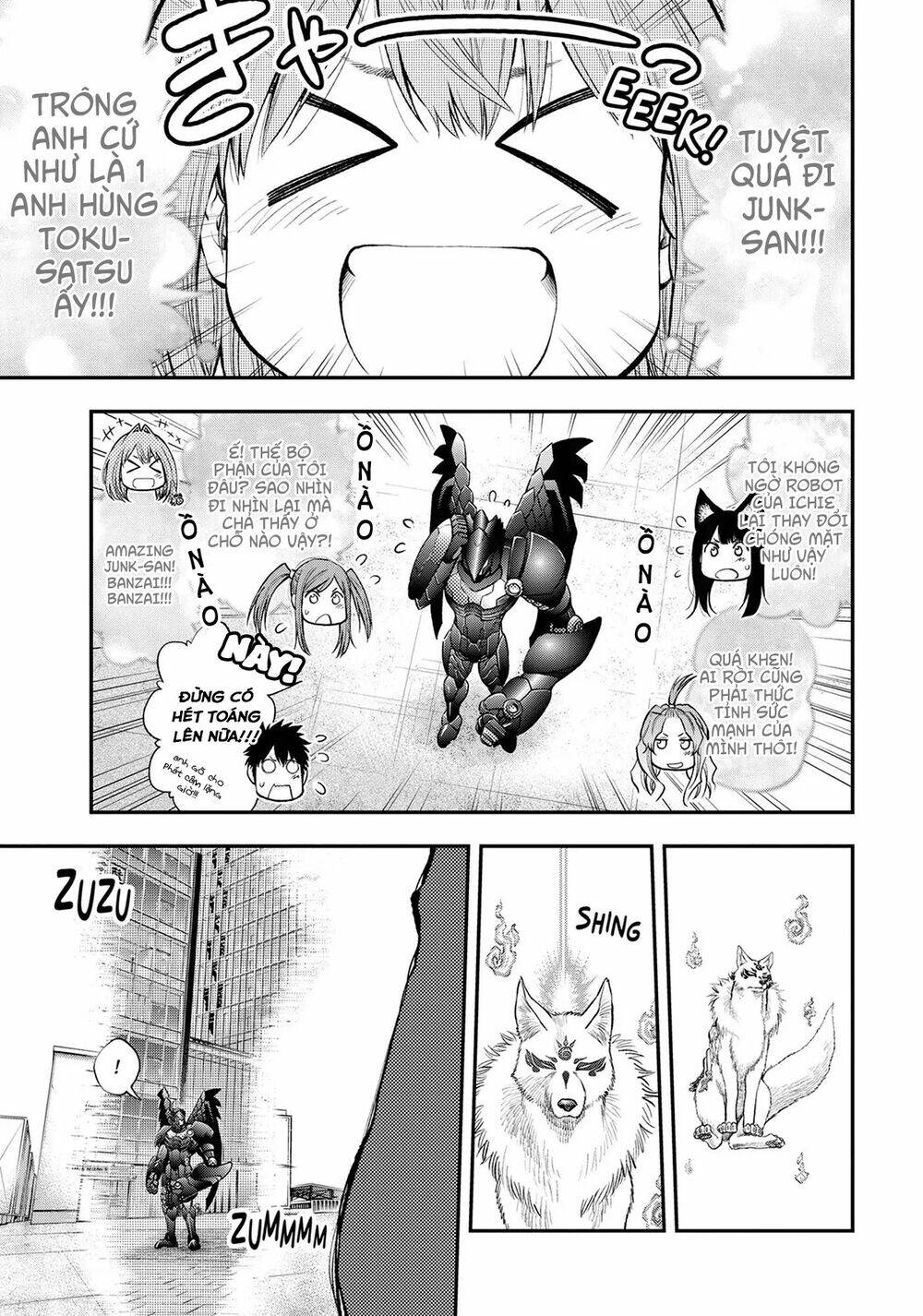 youkai shoujo - monsuga chapter 136: youko vs senrigan - Trang 2