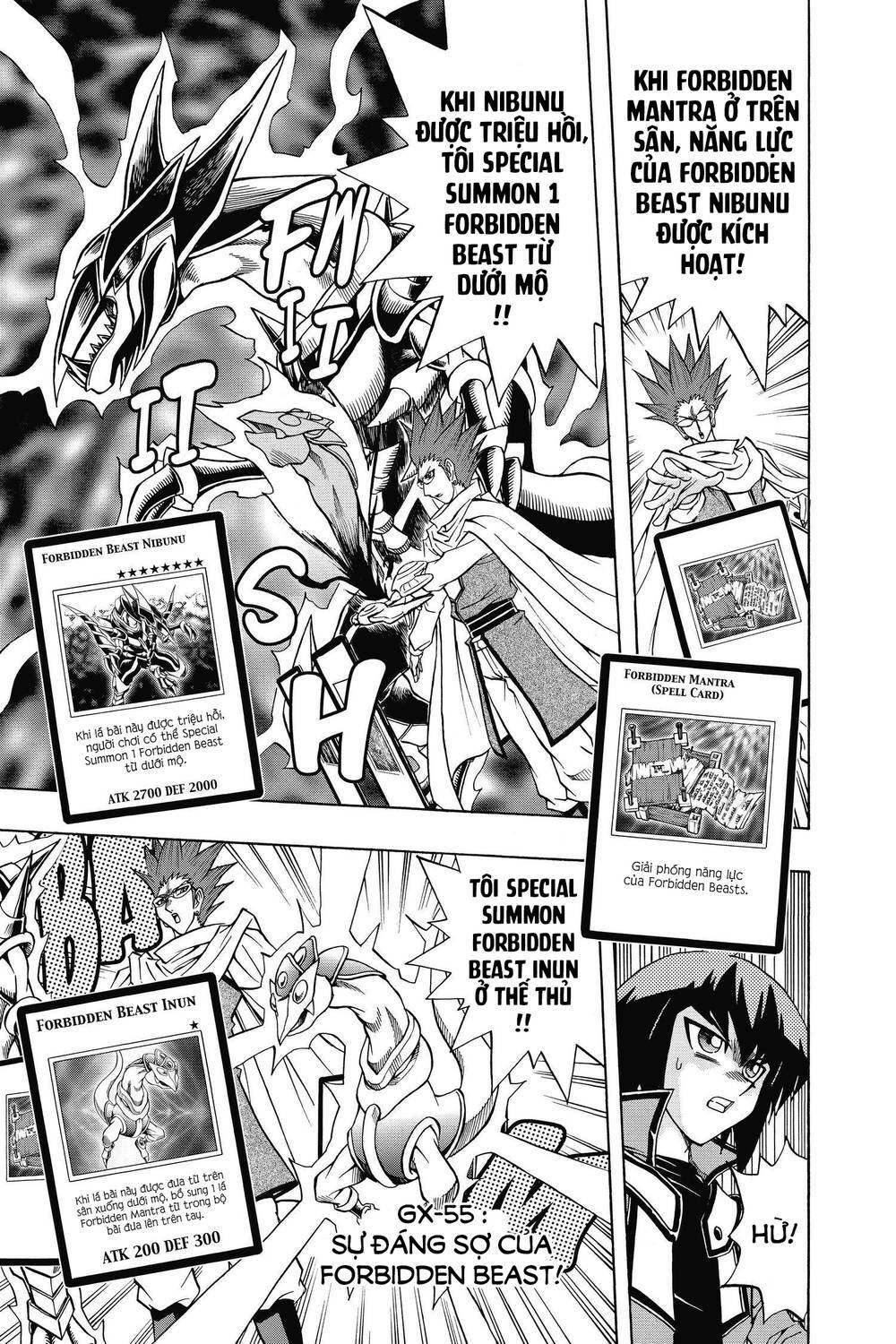 yu-gi-oh! manga collection chapter 55: sự đáng sợ của forbidden beast!! - Next chapter 56: bí ẩn của the planet series!!