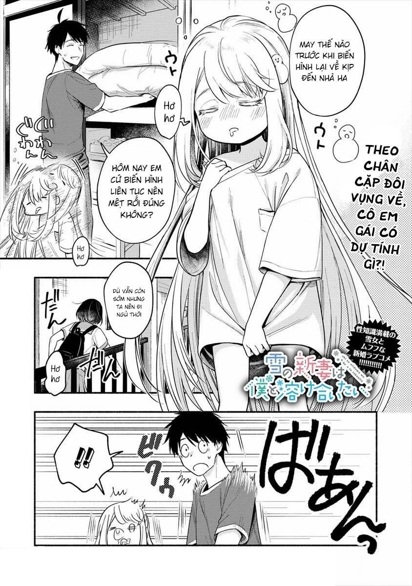 yuki no niiduma wa boku to tokeaitai chapter 11 - Trang 2