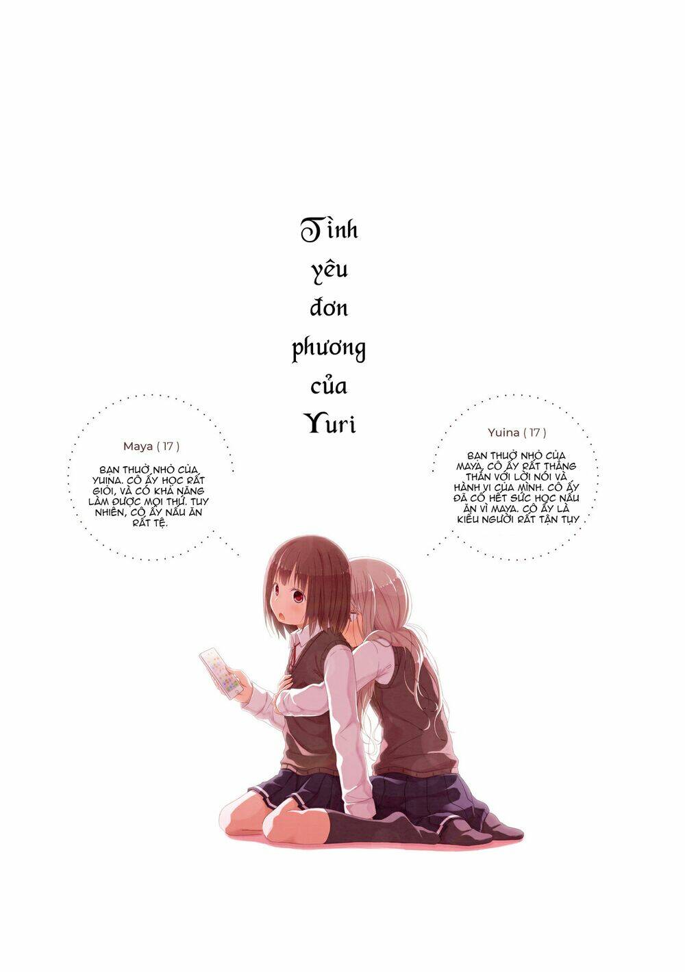 Yuri Na Kataomoi-Chan Chapter 0 - Trang 2