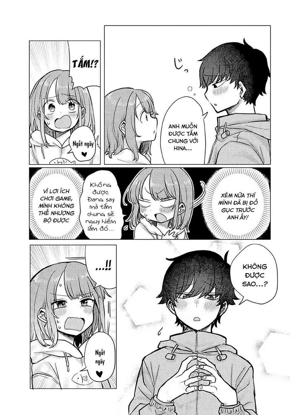 zettai ni furo ni hairitakunai kanojo vs zettai ni furo ni iretai kareshi chapter 26 - Next Chapter 26.5