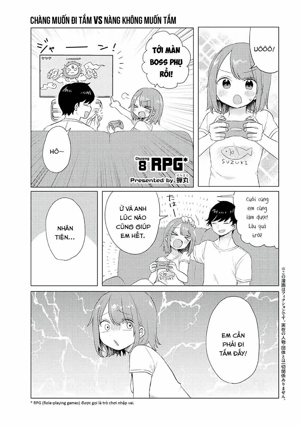 zettai ni furo ni hairitakunai kanojo vs zettai ni furo ni iretai kareshi chapter 8: rpg - Next chapter 9: game lột đồ